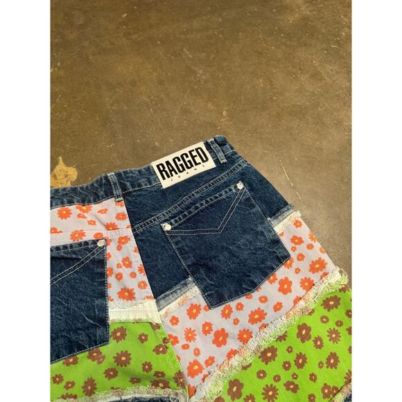 Ragged Priest Jeans Patchwork Floral High-Rise Pants - Size 30 – Retro Statement - Picture 3 of 11